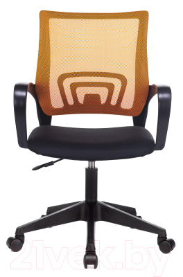 Кресло офисное Бюрократ CH-695NLT (оранжевый TW-38-3/черный TW-11)