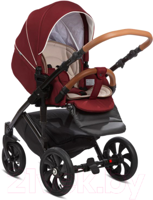 Детская универсальная коляска Tutis Mimi Style 3 в 1 / 783300/А (вишневый)