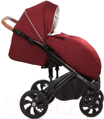 Детская универсальная коляска Tutis Mimi Style 3 в 1 / 783300/А (вишневый)