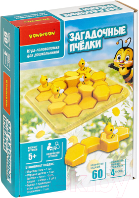 Развивающая игра Bondibon Загадочные пчелки / ВВ4994