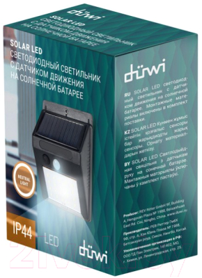 Бра уличное Duwi Solar LED IP44 / 24297 0