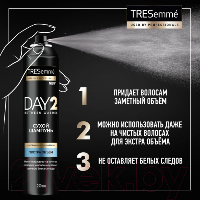 Сухой шампунь для волос Tresemme Объем (250мл)