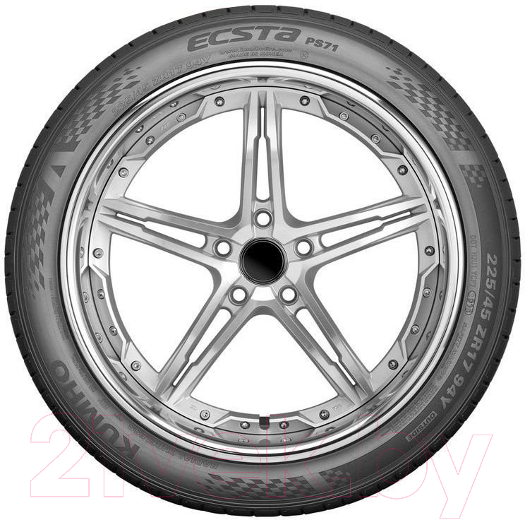 Летняя шина Kumho Ecsta PS71 235/65R17 108V