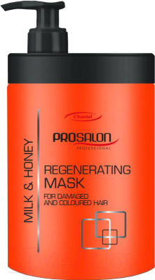 Маска для волос Prosalon Regenerating Milk & Honey для волос и кожи головы (1л)