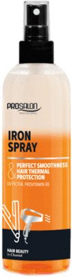 Спрей для волос Prosalon Iron Spray Perfect Smoothness and Protection двухф. термозащита (200мл)