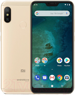 Смартфон Xiaomi Mi A2 Lite 3GB/32GB (золото)