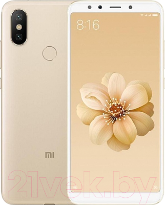 Смартфон Xiaomi Mi A2 4Gb/32Gb (золото)