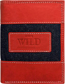 Портмоне Cedar Always Wild N4-JEANS (красный)