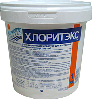 Средство для бассейна дезинфицирующее Маркопул Кемиклс Хлоритекс - ударный хлор гранулы в ведре (1кг) - 