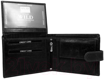 Портмоне Cedar Rovicky N7L-GT-BOX (черный)