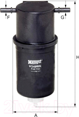 Топливный фильтр Hengst H349WK