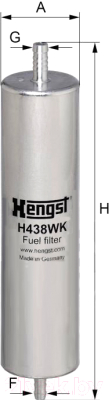 Топливный фильтр Hengst H438WK