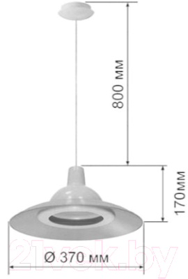 Потолочный светильник Erka 1305 (фиолетовый)