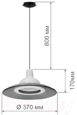 Потолочный светильник Erka 1305 (черный)