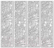 Декор настенный Arthata Цветы 60x70-V / 028-4 - 
