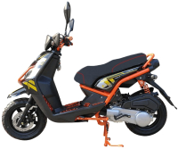 Скутер Vento Smart (черно-оранжевый) - 