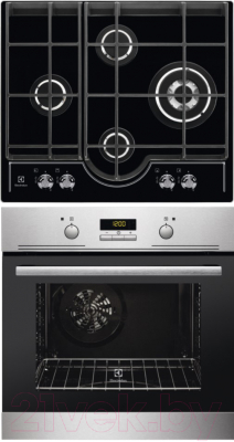 

Комплект встраиваемой техники Electrolux, EZB52430AX + GPE363RCK
