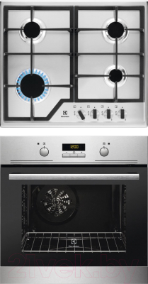 Комплект встраиваемой техники Electrolux EZB52430AX + GPE263MX