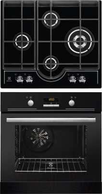 

Комплект встраиваемой техники Electrolux, EZB52410AK + GPE363RCK