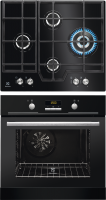 

Комплект встраиваемой техники Electrolux, EZB52410AK + GPE363NK