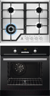 

Комплект встраиваемой техники Electrolux, EZB52410AK + GEE363MX