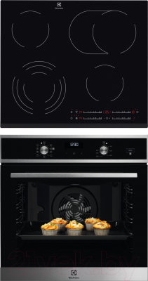 

Комплект встраиваемой техники Electrolux, OED5H70X + EHF6547FOK
