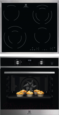 

Комплект встраиваемой техники Electrolux, OED5H70X + CEE6432KX