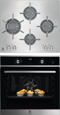 

Комплект встраиваемой техники Electrolux, OED5H70X + EGU96647LX