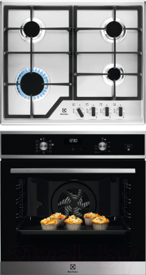 

Комплект встраиваемой техники Electrolux, OED5H70X + GPE263MX