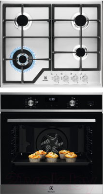 

Комплект встраиваемой техники Electrolux, OED5H70X + GEE363MX
