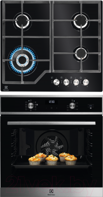 

Комплект встраиваемой техники Electrolux, OED5H70X + GPE363YK