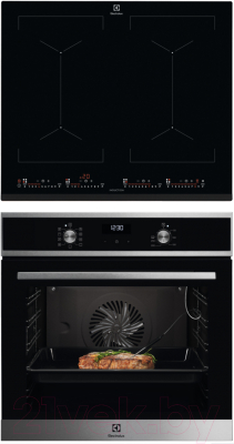 

Комплект встраиваемой техники Electrolux, OEE5C71X + IPE6474KF