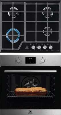 

Комплект встраиваемой техники Electrolux, OEF3H70TX + GRE263MB