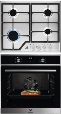 

Комплект встраиваемой техники Electrolux, OEE5C71X + GEE263MX