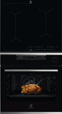 

Комплект встраиваемой техники Electrolux, OKC8P31X + IPE6453KF