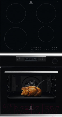 

Комплект встраиваемой техники Electrolux, OKC8P31X + IPE6440KFV