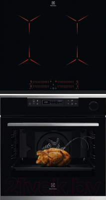 

Комплект встраиваемой техники Electrolux, OKC8P31X + IPE6492KF