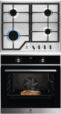 

Комплект встраиваемой техники Electrolux, OEE5C71X + GPE263MX