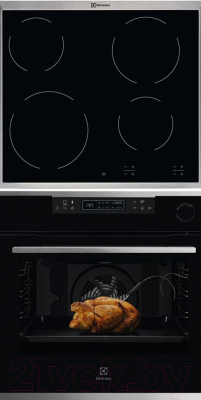 

Комплект встраиваемой техники Electrolux, OKC8P31X + CPE6420KX