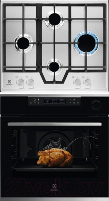 

Комплект встраиваемой техники Electrolux, OKC8P31X + GME263LX