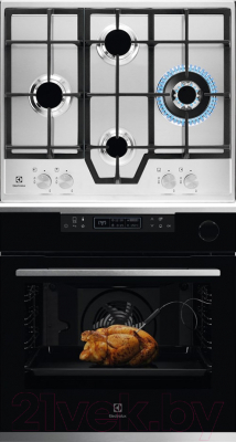 

Комплект встраиваемой техники Electrolux, OKC8P31X + GME363NX