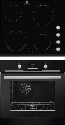 

Комплект встраиваемой техники Electrolux, EZB53430AK + EHF96140FK