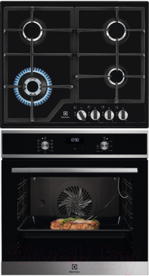 

Комплект встраиваемой техники Electrolux, OEE5C71X + GPE363MB