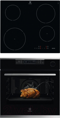 

Комплект встраиваемой техники Electrolux, OKC8H31X + EHH56240IK