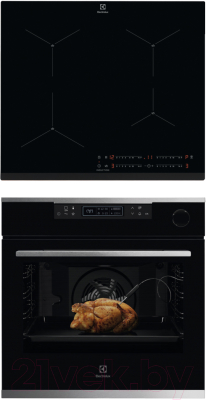 

Комплект встраиваемой техники Electrolux, OKC8H31X + IPES6452KF