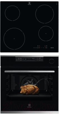 

Комплект встраиваемой техники Electrolux, OKC8H31X + IKE6420KB