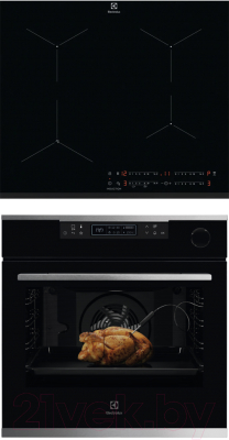 

Комплект встраиваемой техники Electrolux, OKC8H31X + HOF650FMF