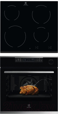 

Комплект встраиваемой техники Electrolux, OKC8H31X + EHF96240FK