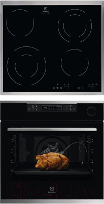 

Комплект встраиваемой техники Electrolux, OKC8H31X + CEE6432KX