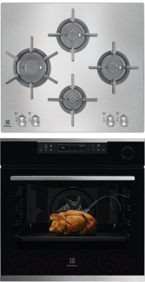 

Комплект встраиваемой техники Electrolux, OKC8H31X + EGU96647LX